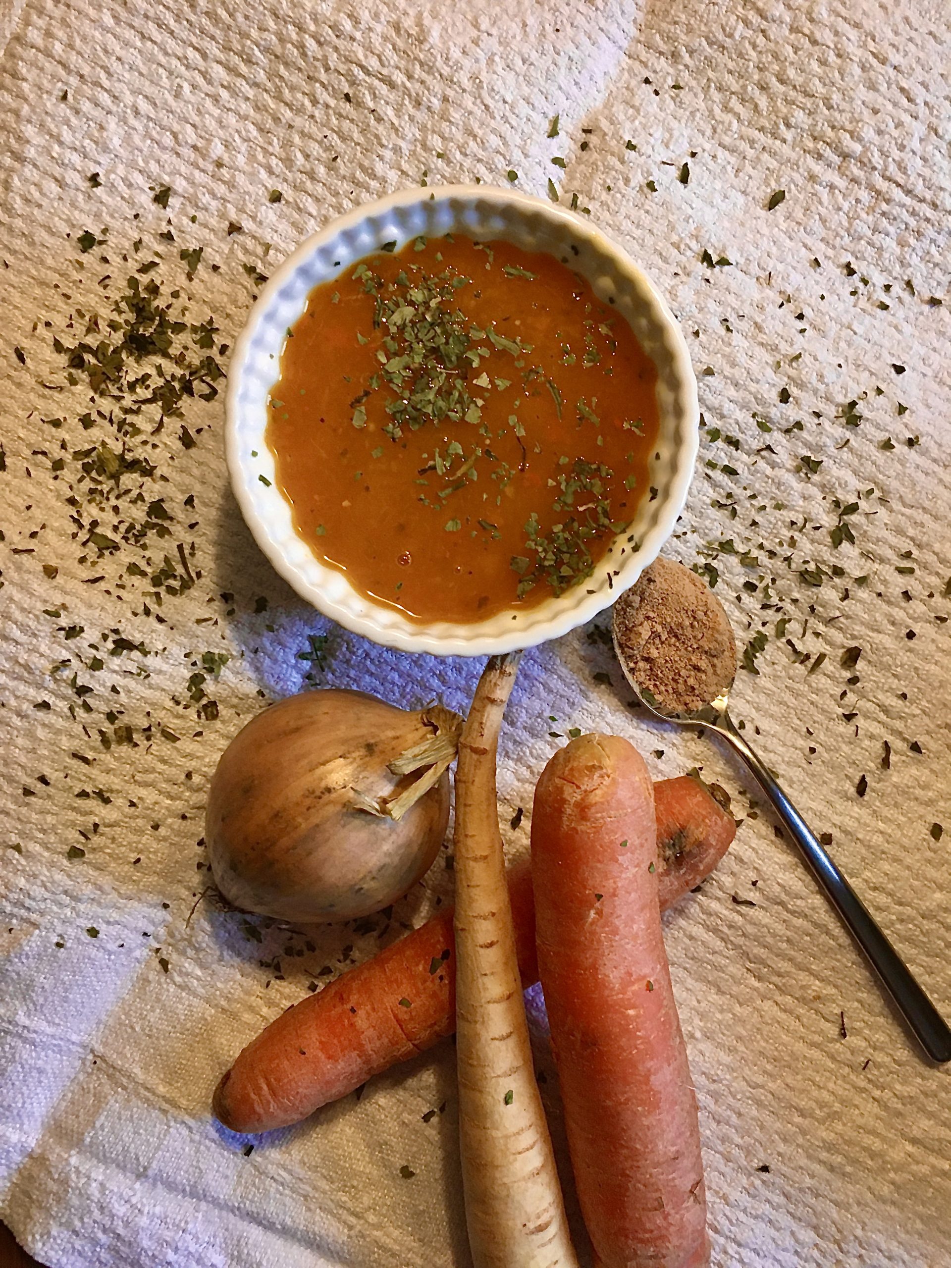 Basische Kürbissuppe…